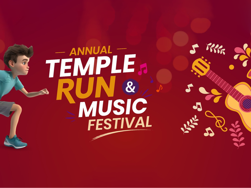 Annual Temple Run and Music Festival