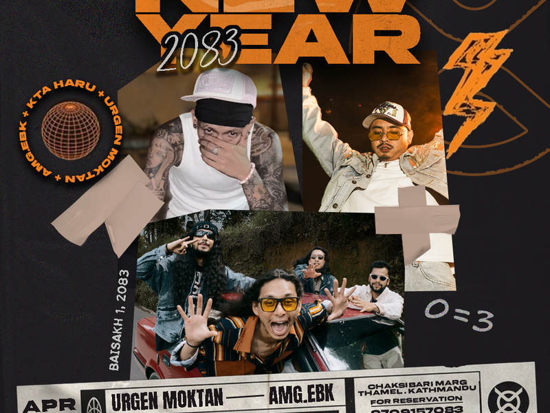 New Year 2083 at XO Club Ft. Kta Haru, Urgen Moktan, AMG.EBK
