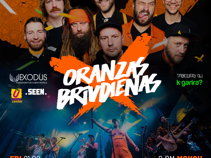 Oranzas Brivdienas - Latvian Ska Punk Orchestra at Moksh